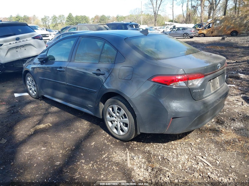 2023 Toyota Corolla VIN JTDBDMHE4P3003836 IAAI salvage auction — RIGHT FRONT, Salvage Title, sold $6,300 on 2026-07-07 (photo 3)