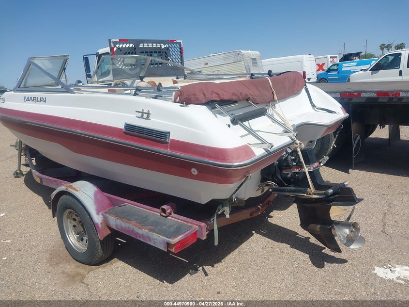 1995 Zieman Boat and trailer VIN 1ZCB18019TPA77709 IAAI salvage auction — NORMAL WEAR, Clear (Arizona), sold $100 on 2026-07-09 (photo 3)