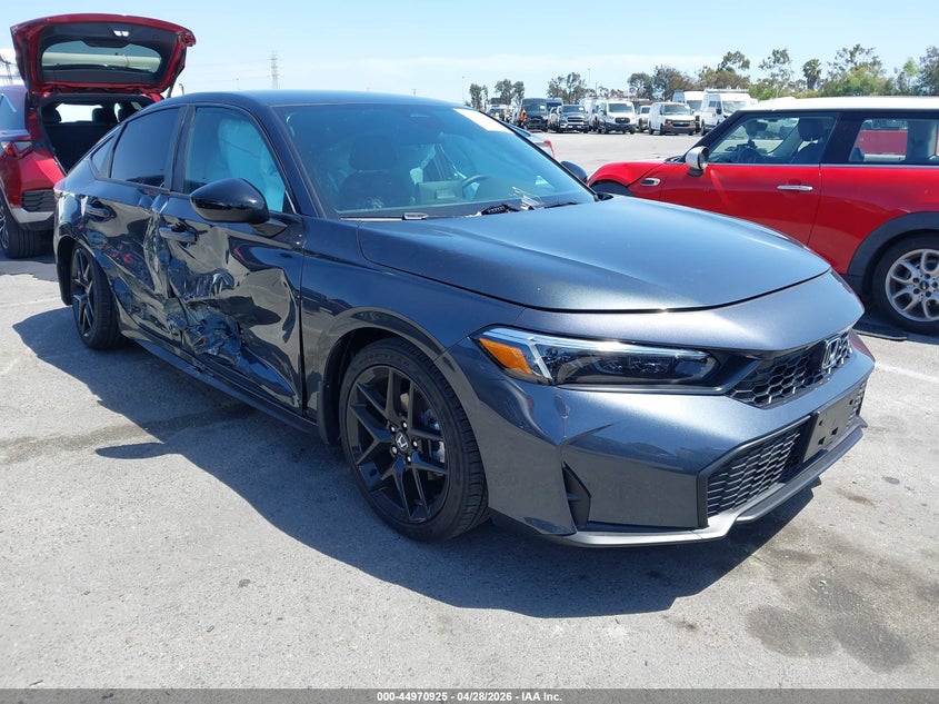 2026 Honda Civic VIN 19XFL2H83TE018995 IAAI salvage auction — RIGHT SIDE, Salvage (California), sold $8,300 on 2026-07-09 (photo 1)