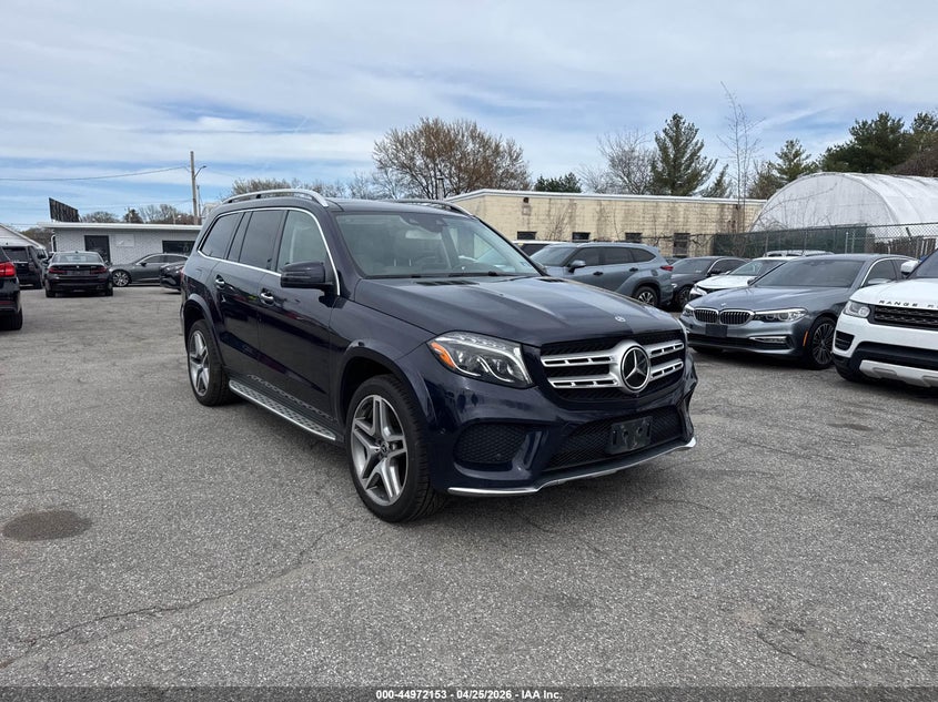 2018 Mercedes-Benz GLS-Class VIN 4JGDF7DE1JB117151 IAAI salvage auction — Unknown, Clear (Montana), sold $11,500 on 2026-05-29 (photo 1)