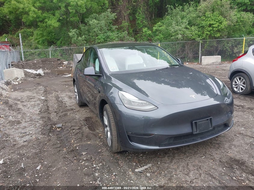 2023 Tesla Model y VIN 7SAYGDEE7PA206602 IAAI salvage auction — REAR END, Salvage (Massachusetts), sold $12,600 on 2026-07-30 (photo 1)