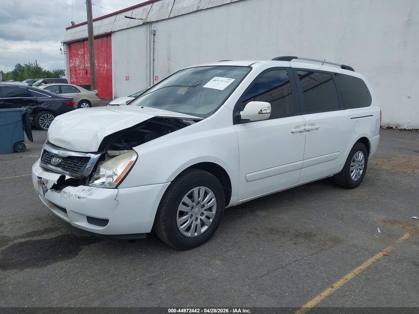 2011 Kia SEDONA VIN KNDMG4C76B6366154 IAAI salvage auction — FRONT END, Salvage (Oregon), sold $300 on 2026-07-09 (photo 2)