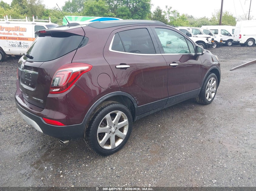 2017 Buick Encore VIN KL4CJGSB0HB181354 IAAI salvage auction — NORMAL WEAR, Salvage (Texas), sold $400 on 2026-07-24 (photo 4)