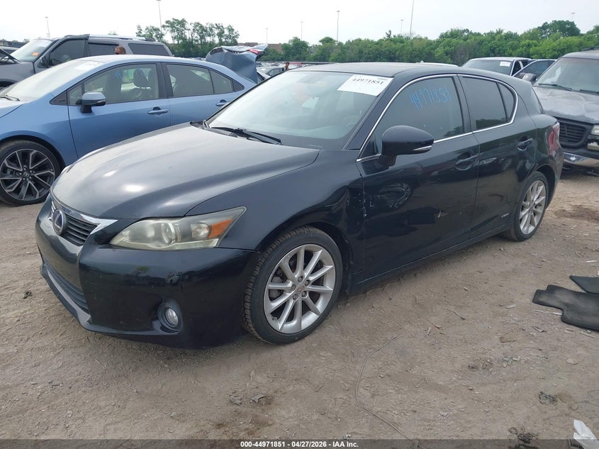 2012 Lexus Ct VIN JTHKD5BH4C2049125 IAAI salvage auction — NORMAL WEAR, Clear (Tennessee), sold $2,475 on 2026-07-07 (photo 2)