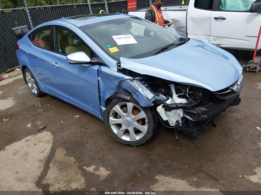 2012 Hyundai Elantra VIN KMHDH4AE8CU322311 IAAI salvage auction — FRONT END, Salvage (Missouri), sold $700 on 2026-07-15 (photo 1)