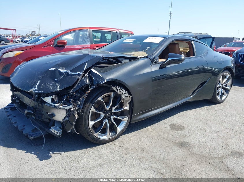 2018 Lexus Lc VIN JTHHP5AY9JA005532 IAAI salvage auction — FRONT END, Salvage Title, sold $29,200 on 2026-07-23 (photo 2)
