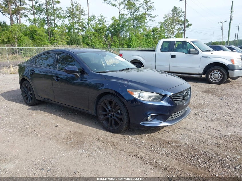 2015 Mazda 6 VIN JM1GJ1W52F1221249 IAAI salvage auction — REAR END, Rebuildable (Florida), sold $1,650 on 2026-07-28 (photo 1)