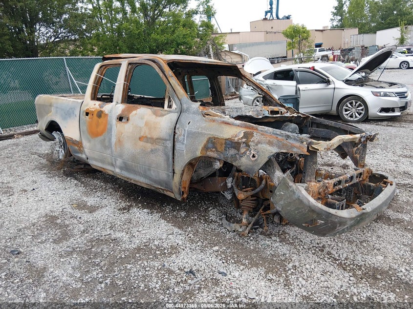 2014 Ram 1500 VIN 1C6RR7GT8ES119410 IAAI salvage auction — TOTAL BURN, Salvage Title, sold $125 on 2026-07-22 (photo 1)