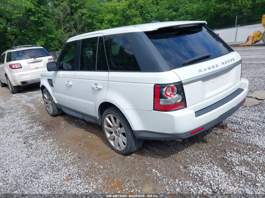2013 Land rover Range rover sport VIN SALSK2D40DA787553 IAAI salvage auction — FRONT END, Salvage (Kentucky), sold $1,600 on 2026-07-28 (photo 3)