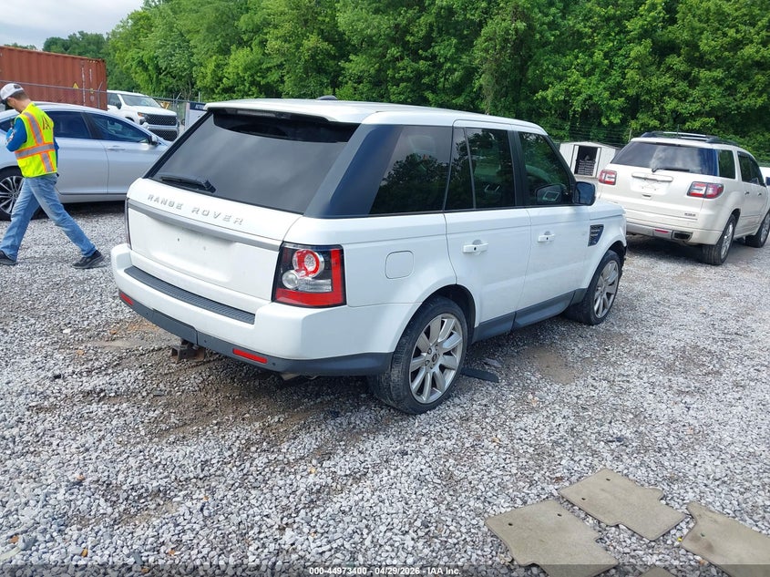 2013 Land rover Range rover sport VIN SALSK2D40DA787553 IAAI salvage auction — FRONT END, Salvage (Kentucky), sold $1,600 on 2026-07-21 (photo 4)