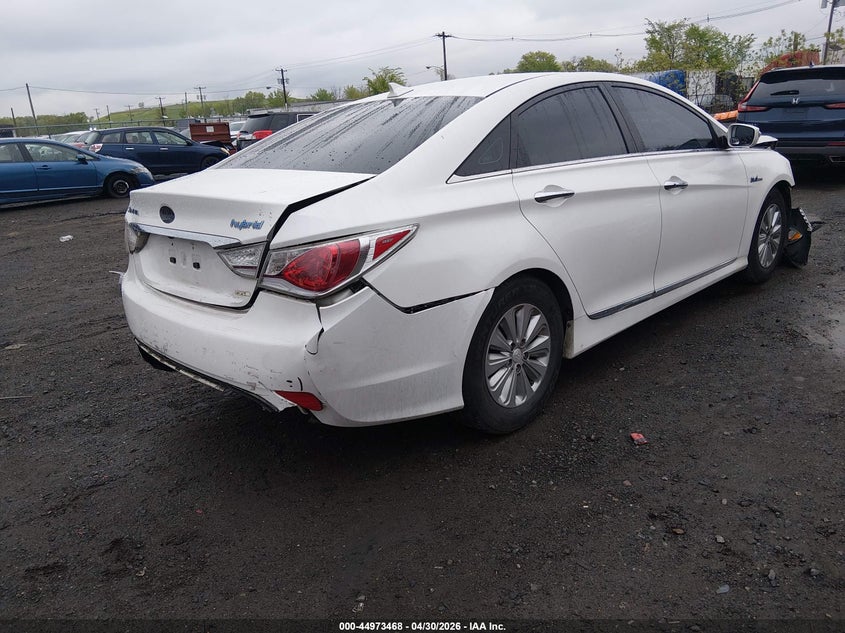2013 Hyundai VIN KMHEC4A4XDA092218 IAAI salvage auction — FRONT & REAR, Salvage (New Jersey), sold $575 on 2026-07-20 (photo 4)