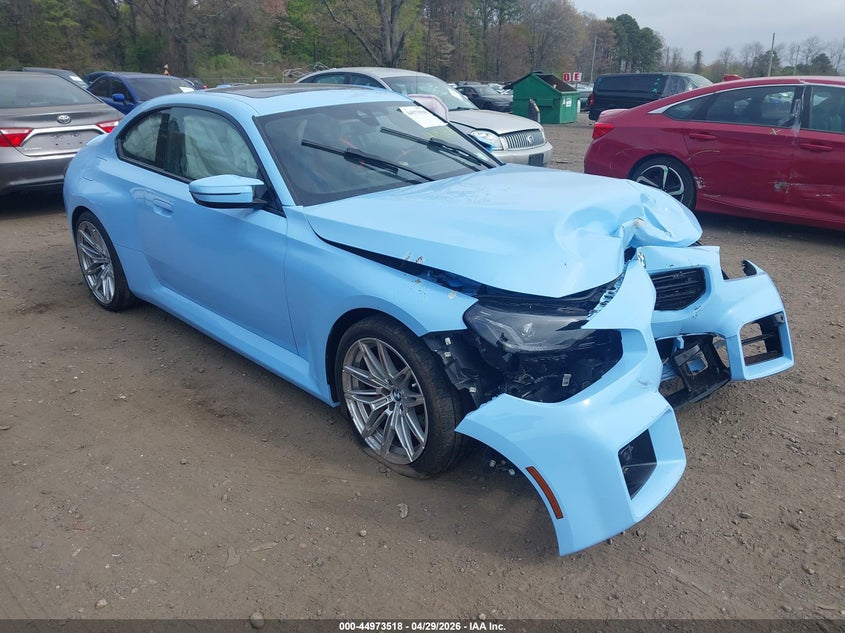 2026 BMW M2 VIN 3MF23DM09T8F93821 IAAI salvage auction — FRONT END, Salvage Title, sold $24,600 on 2026-07-07 (photo 1)