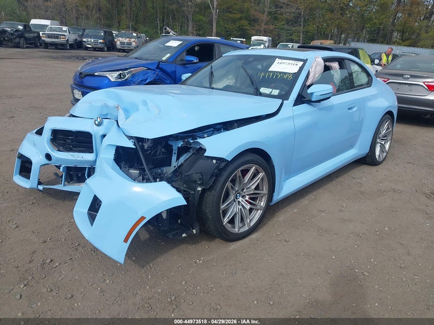 2026 BMW M2 VIN 3MF23DM09T8F93821 IAAI salvage auction — FRONT END, Salvage Title, sold $24,600 on 2026-07-07 (photo 2)