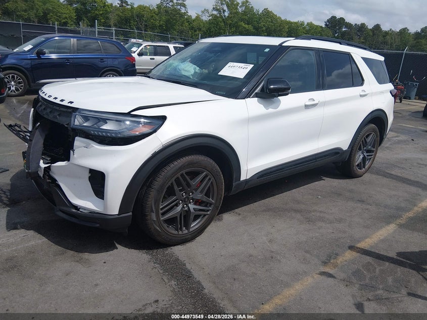 2025 Ford Explorer VIN 1FMWK8GC5SGA33570 IAAI salvage auction — FRONT END, Salvage (South Carolina), sold $17,600 on 2026-07-10 (photo 2)