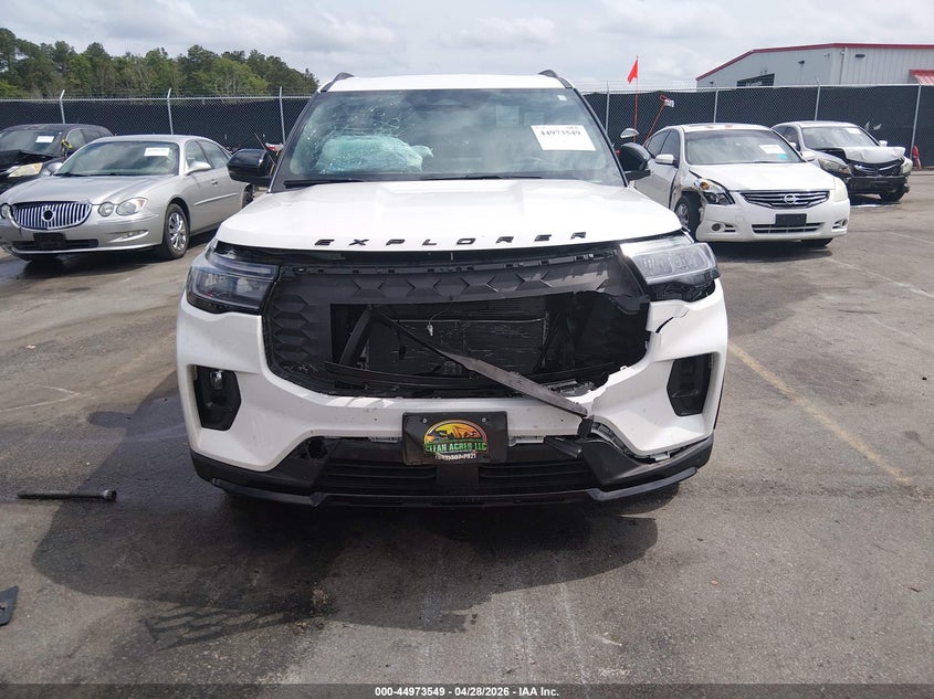 2025 Ford Explorer VIN 1FMWK8GC5SGA33570 IAAI salvage auction — FRONT END, Salvage (South Carolina), sold $17,600 on 2026-07-10 (photo 6)