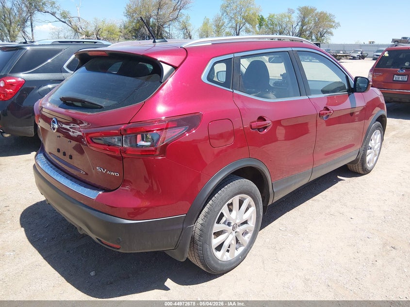2021 Nissan Rogue VIN JN1BJ1BW4MW437700 IAAI salvage auction — HAIL, Salvage (Nebraska), sold $7,400 on 2026-08-20 (photo 4)