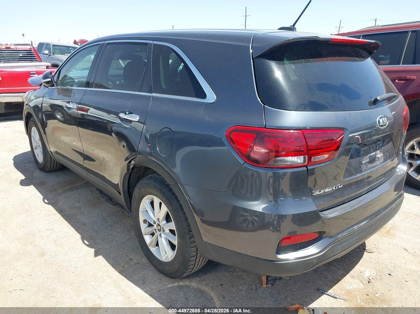 2019 Kia Sorento VIN 5XYPGDA5XKG536043 IAAI salvage auction — FRONT END, Salvage (Texas), sold $2,650 on 2026-07-28 (photo 3)