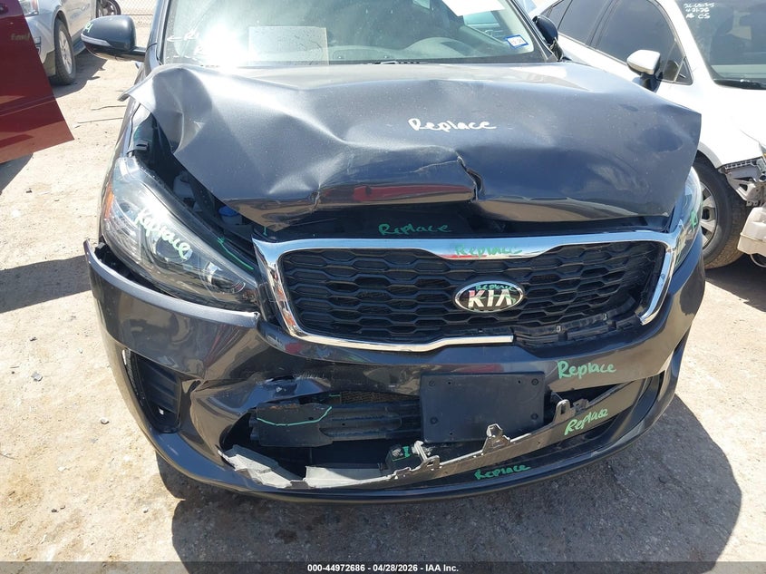 2019 Kia Sorento VIN 5XYPGDA5XKG536043 IAAI salvage auction — FRONT END, Salvage (Texas), sold $2,650 on 2026-07-28 (photo 6)