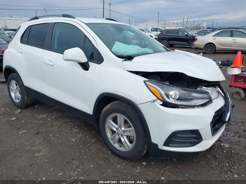 2021 Chevrolet Trax VIN KL7CJLSB0MB321084 IAAI salvage auction — FRONT END, Mv-907A (New York), sold $725 on 2026-07-22 (photo 1)