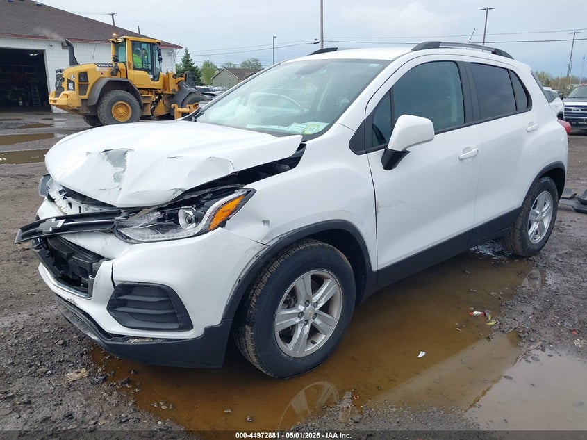 2021 Chevrolet Trax VIN KL7CJLSB0MB321084 IAAI salvage auction — FRONT END, Mv-907A (New York), sold $725 on 2026-07-22 (photo 2)