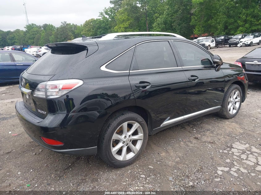 2012 Lexus Rx VIN JTJBK1BA4C2446415 IAAI salvage auction — REAR END, Salvage (Georgia), sold $4,050 on 2026-08-02 (photo 4)