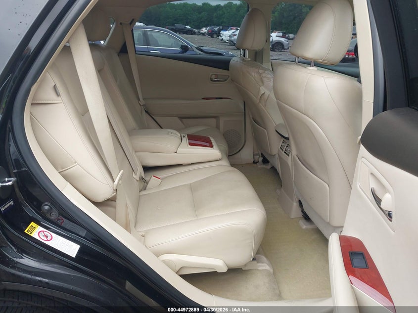 2012 Lexus Rx VIN JTJBK1BA4C2446415 IAAI salvage auction — REAR END, Salvage (Georgia), sold $4,050 on 2026-08-02 (photo 8)