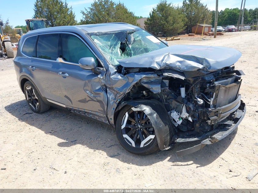2025 Kia Telluride VIN 5XYP3DGC3SG640746 IAAI salvage auction — FRONT END, Salvage (North Carolina), sold $8,600 on 2026-07-13 (photo 1)