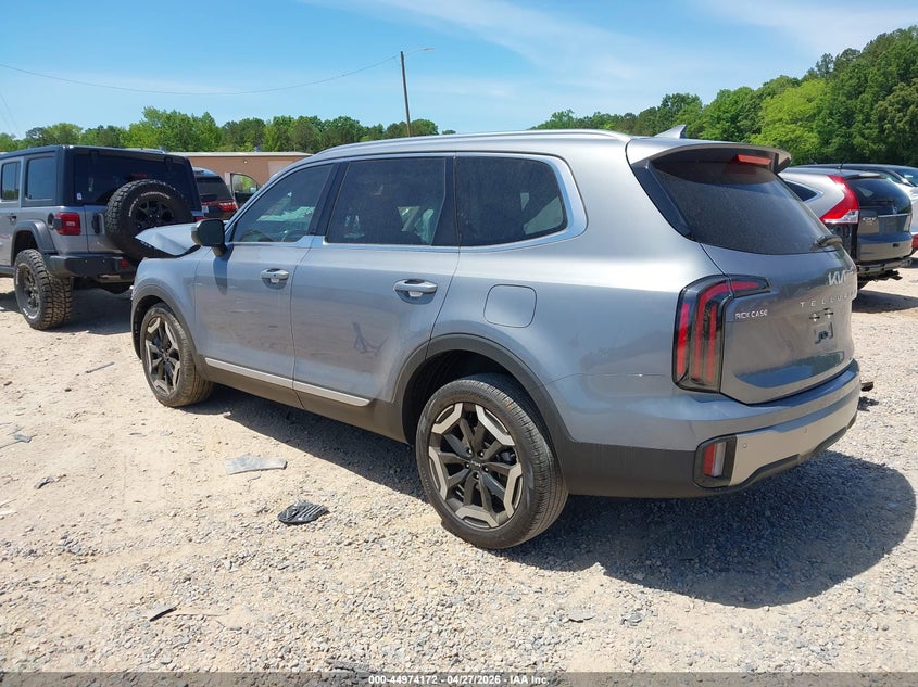 2025 Kia Telluride VIN 5XYP3DGC3SG640746 IAAI salvage auction — FRONT END, Salvage (North Carolina), sold $8,600 on 2026-07-13 (photo 3)
