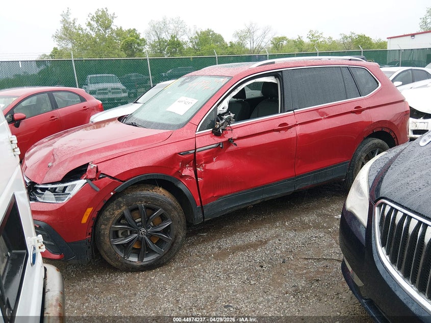 2023 Volkswagen Tiguan VIN 3VVNB7AX0PM114027 IAAI salvage auction — LEFT SIDE, Salvage Title, sold $8,200 on 2026-07-24 (photo 2)