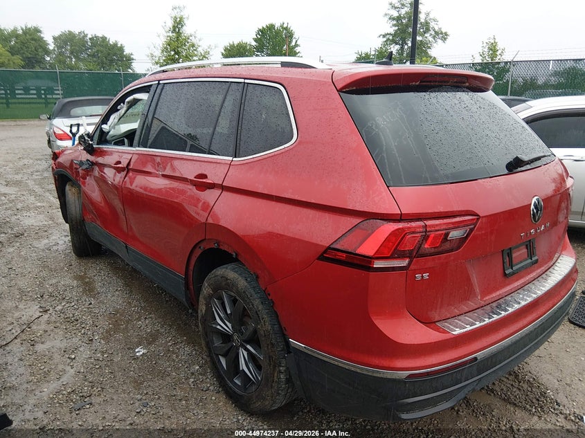 2023 Volkswagen Tiguan VIN 3VVNB7AX0PM114027 IAAI salvage auction — LEFT SIDE, Salvage Title, sold $8,200 on 2026-07-24 (photo 3)