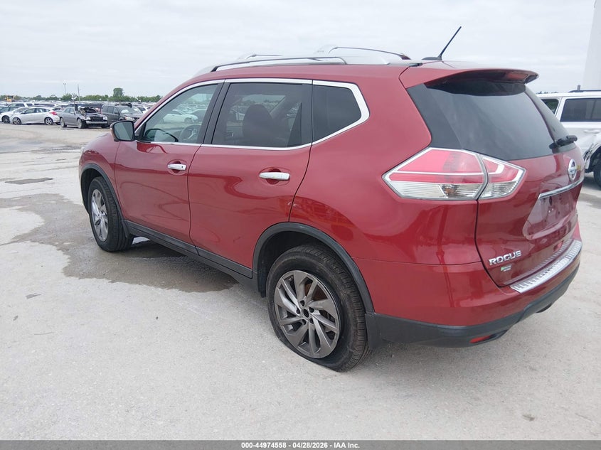 2015 Nissan Rogue VIN 5N1AT2MV7FC886575 IAAI salvage auction — SIDE, Salvage Title, sold $1,350 on 2026-07-11 (photo 3)