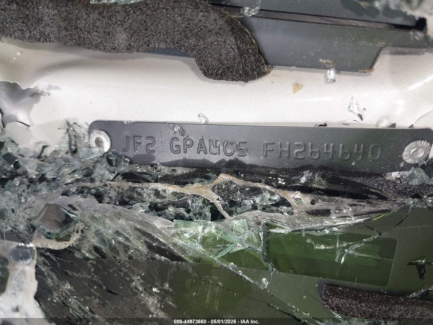 2015 Subaru Xv VIN JF2GPAMC5FH264640 IAAI salvage auction — LEFT SIDE, Salvage (Pennsylvania), sold $550 on 2026-07-08 (photo 9)