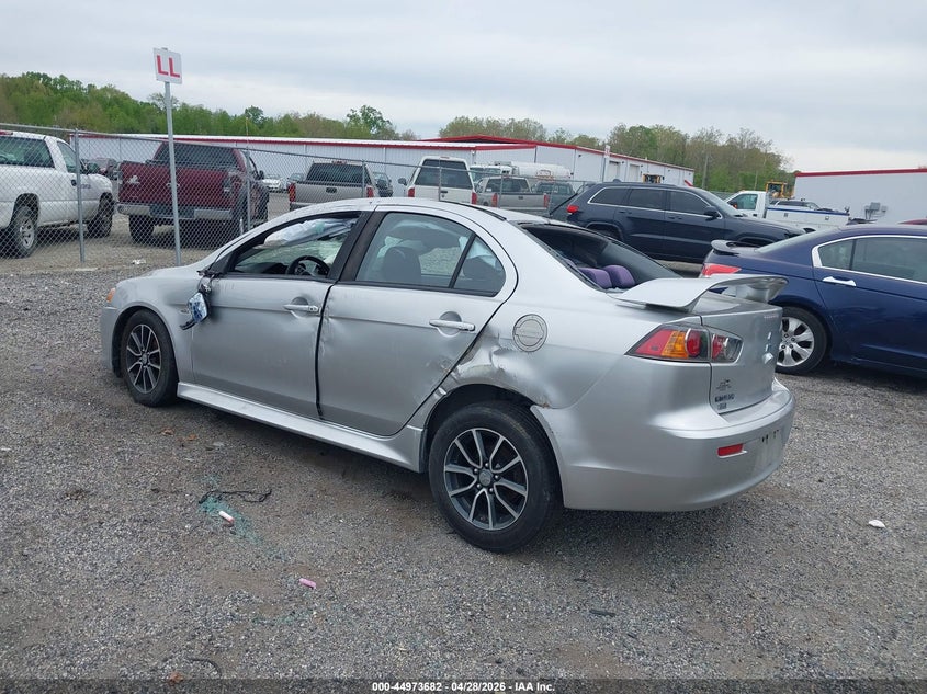 2017 Mitsubishi Lancer VIN JA32V2FW4HU004847 IAAI salvage auction — ROLLOVER, Salvage - Greater Than 75% (Maryland), sold $225 on 2026-07-27 (photo 3)