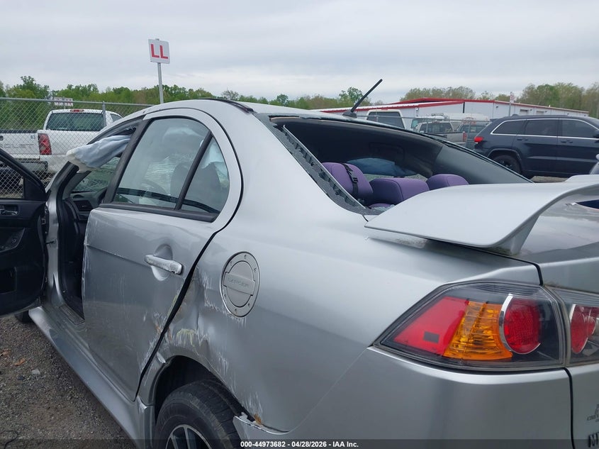 2017 Mitsubishi Lancer VIN JA32V2FW4HU004847 IAAI salvage auction — ROLLOVER, Salvage - Greater Than 75% (Maryland), sold $225 on 2026-07-27 (photo 6)