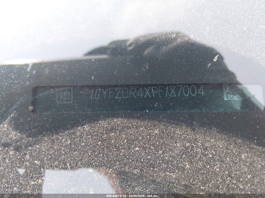 2023 Cadillac Xt4 VIN 1GYFZDR4XPF187004 IAAI salvage auction — FRONT END, Salvage Title, sold $4,800 on 2026-07-21 (photo 9)