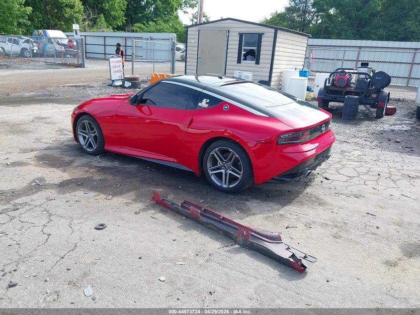 2025 Nissan Z VIN JN1BZ4AH8SM412322 IAAI salvage auction — SIDE, Salvage Title, sold $16,400 on 2026-07-08 (photo 3)