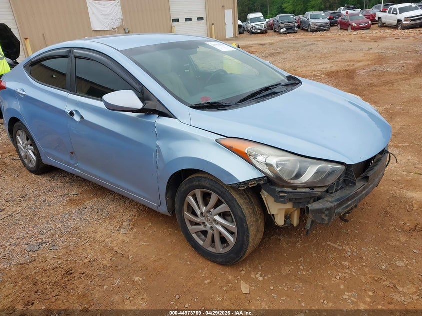 2013 Hyundai Elantra VIN KMHDH4AE5DU713935 IAAI salvage auction — FRONT END, Salvage Title, sold $350 on 2026-07-26 (photo 1)