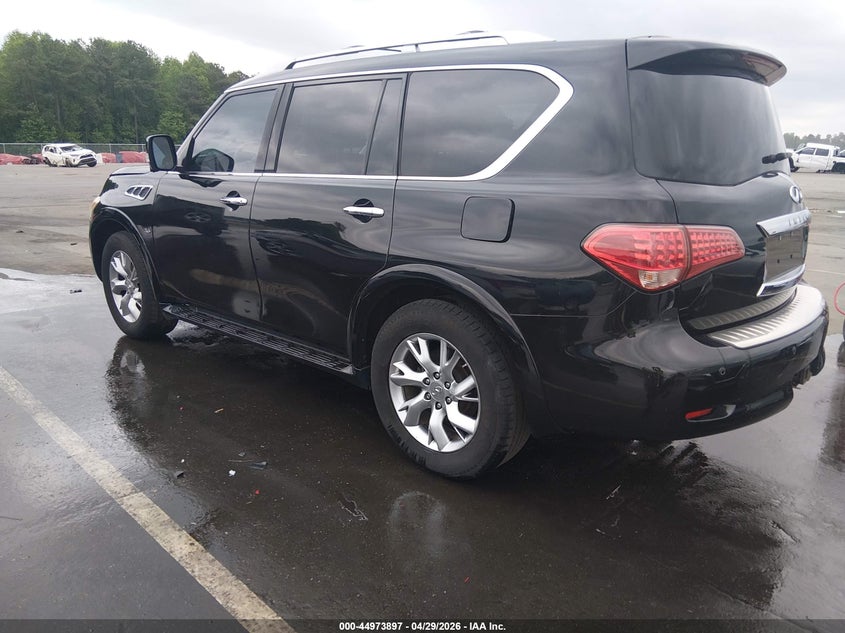 2014 Infiniti Qx80 VIN JN8AZ2NF1E9554626 IAAI salvage auction — FRONT END, Salvage Title, sold $1,450 on 2026-07-09 (photo 3)