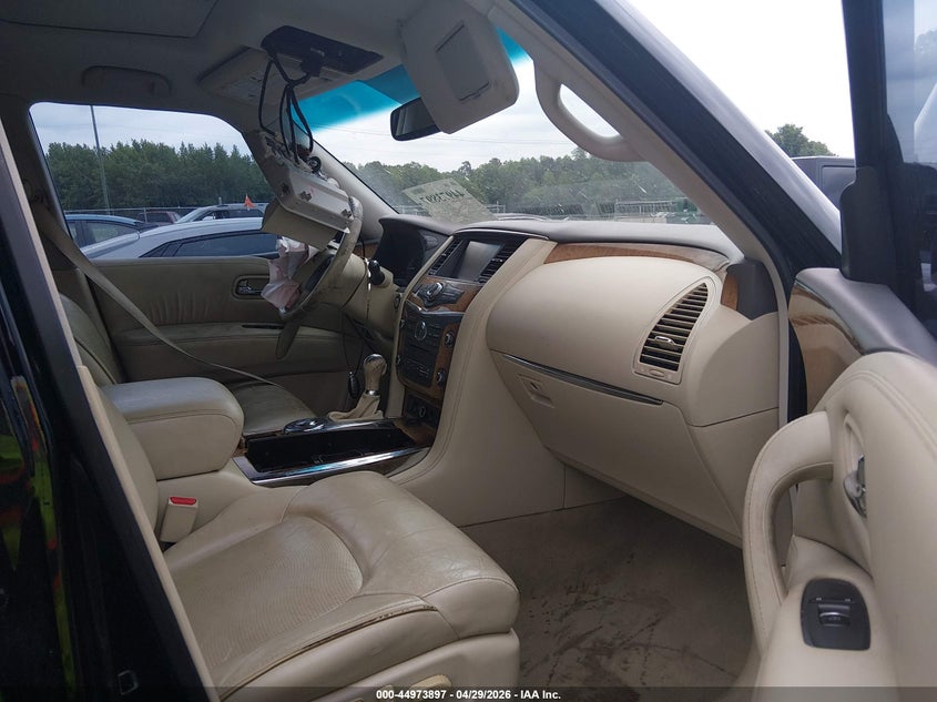 2014 Infiniti Qx80 VIN JN8AZ2NF1E9554626 IAAI salvage auction — FRONT END, Salvage Title, sold $1,450 on 2026-07-09 (photo 5)