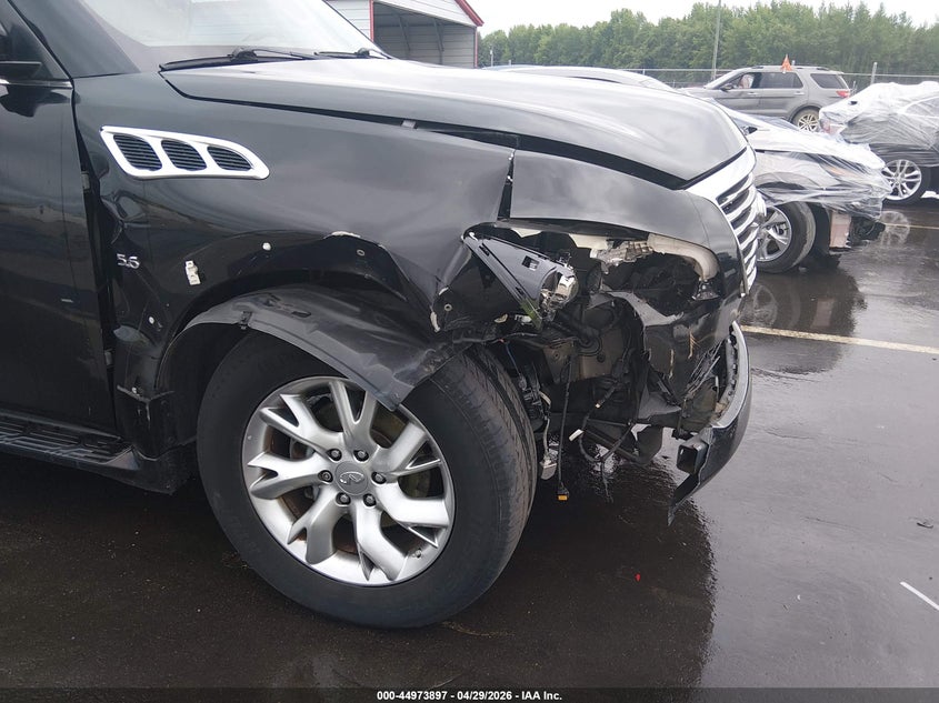 2014 Infiniti Qx80 VIN JN8AZ2NF1E9554626 IAAI salvage auction — FRONT END, Salvage Title, sold $1,450 on 2026-07-09 (photo 6)