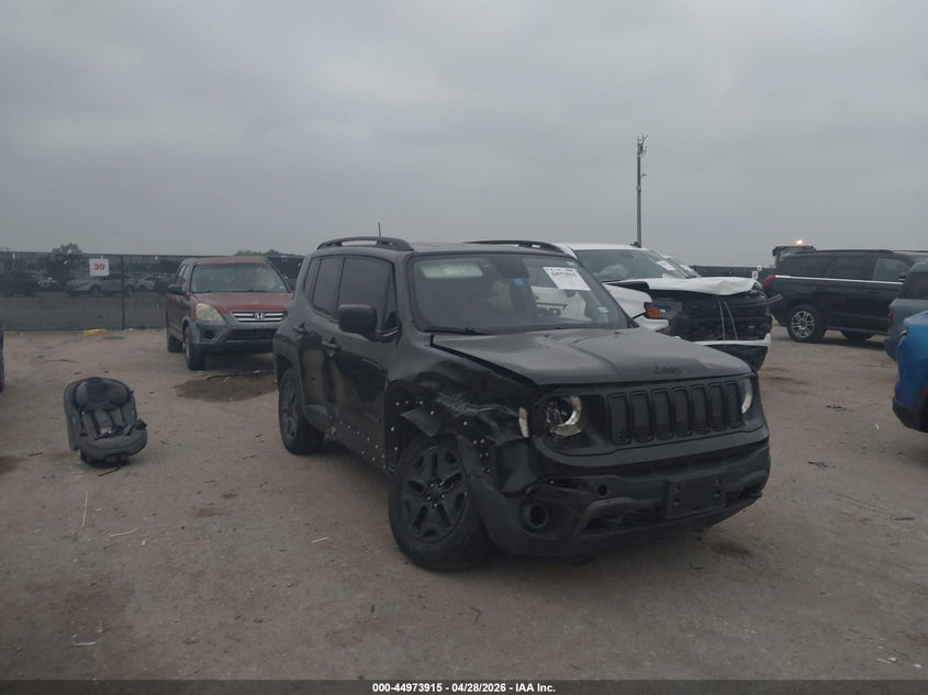 2020 Jeep Renegade VIN ZACNJBAB5LPL50394 IAAI salvage auction — RIGHT FRONT, Original (Texas), sold $1,850 on 2026-07-09 (photo 1)