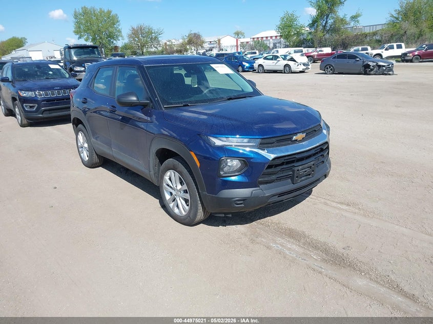 2023 Chevrolet Trailblazer VIN KL79MNSL2PB125464 IAAI salvage auction — HAIL, Salvage (Iowa), sold $7,225 on 2026-07-13 (photo 1)