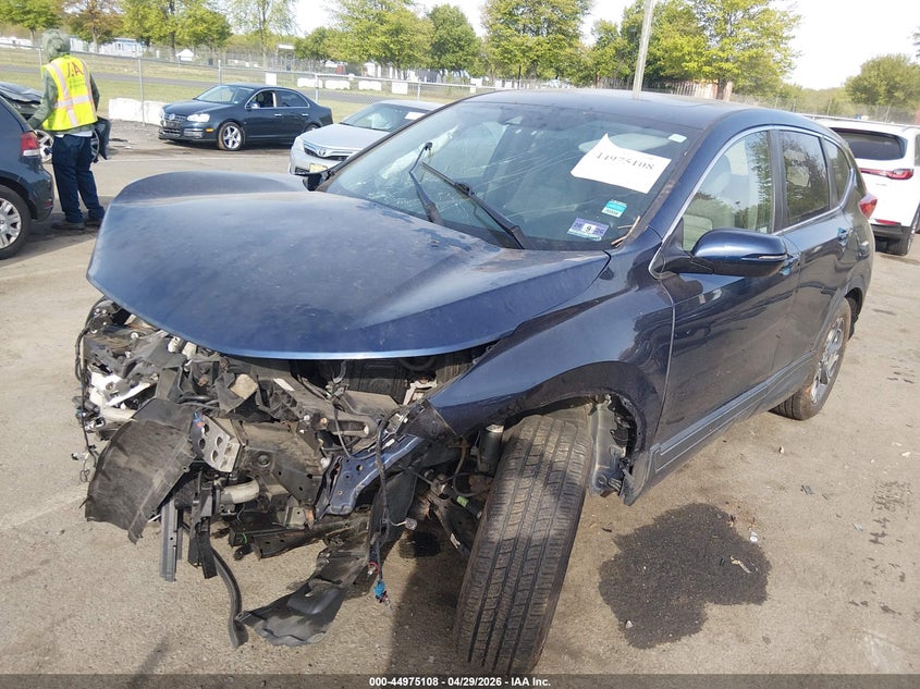 2019 Honda Cr-v VIN 5J6RW2H51KL002787 IAAI salvage auction — FRONT & REAR, Salvage (New Jersey), sold $2,825 on 2026-07-06 (photo 2)