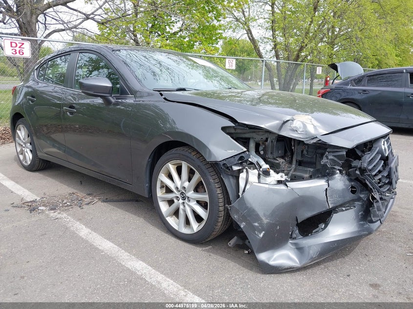 2017 Mazda 3 VIN JM1BN1L39H1139815 IAAI salvage auction — FRONT END, Salvage Title, sold $1,950 on 2026-07-30 (photo 1)