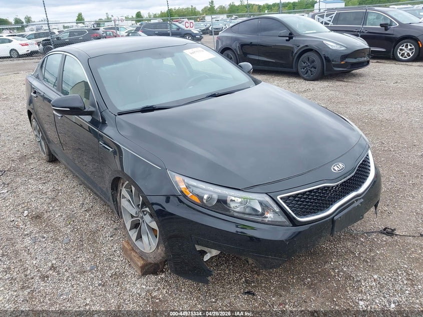 2014 Kia Optima VIN 5XXGR4A74EG286481 IAAI salvage auction — FRONT END, Salvage (Illinois), sold $425 on 2026-07-22 (photo 1)