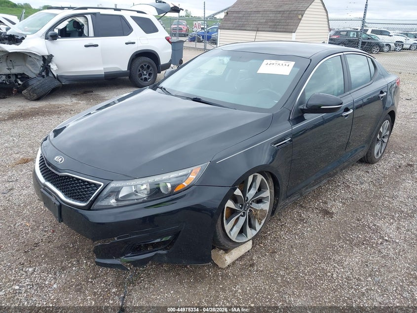 2014 Kia Optima VIN 5XXGR4A74EG286481 IAAI salvage auction — FRONT END, Salvage (Illinois), sold $425 on 2026-07-22 (photo 2)