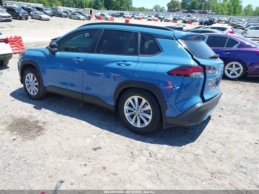 2026 Toyota Corolla cross VIN 7MUCAAAG1TV177577 IAAI salvage auction — RIGHT REAR, Salvage Title, sold $7,000 on 2026-09-02 (photo 3)