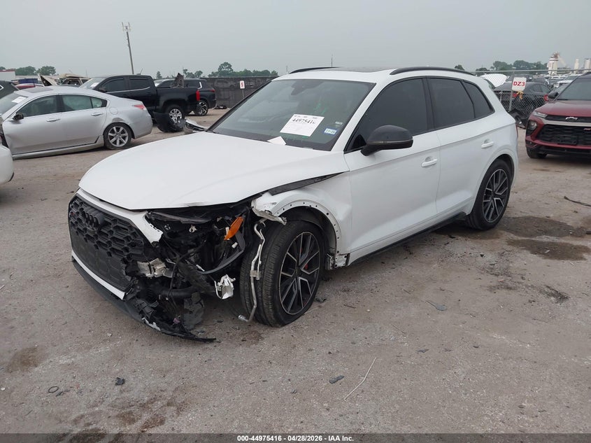2022 Audi Sq5 VIN WA1B4AFY9N2037604 IAAI salvage auction — LEFT FRONT, Original (Texas), sold $15,600 on 2026-08-27 (photo 2)