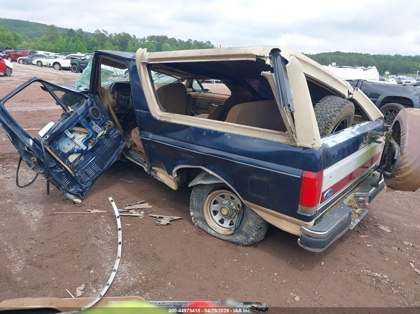 1991 Ford Bronco VIN 1FMEU15H8MLA00780 IAAI salvage auction — ALL OVER, Salvage (Alabama), sold $325 on 2026-07-08 (photo 3)