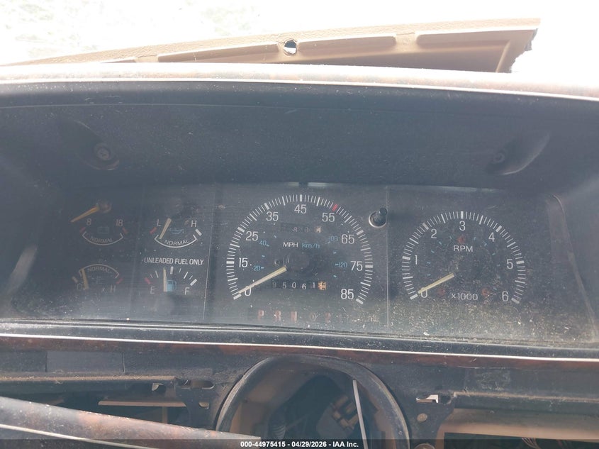 1991 Ford Bronco VIN 1FMEU15H8MLA00780 IAAI salvage auction — ALL OVER, Salvage (Alabama), sold $325 on 2026-07-08 (photo 7)